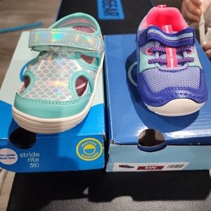 2 Pair Stride Rite Toddler Sandals